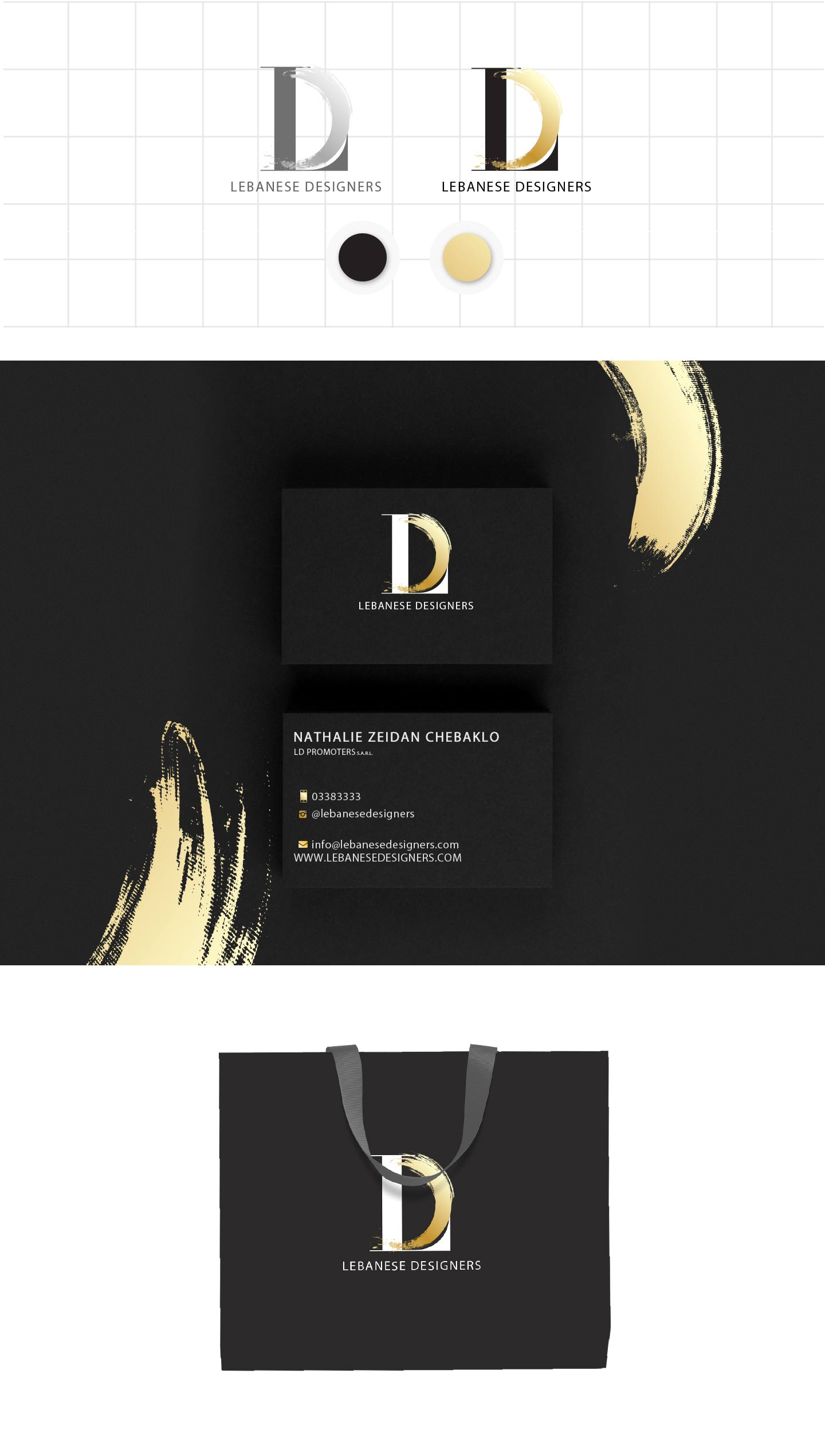 Portfolio of work done for Lebanese Designers